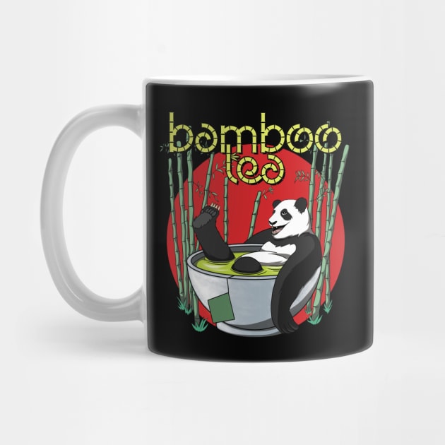 Bamboo Tea Drinker Panda by TMBTM